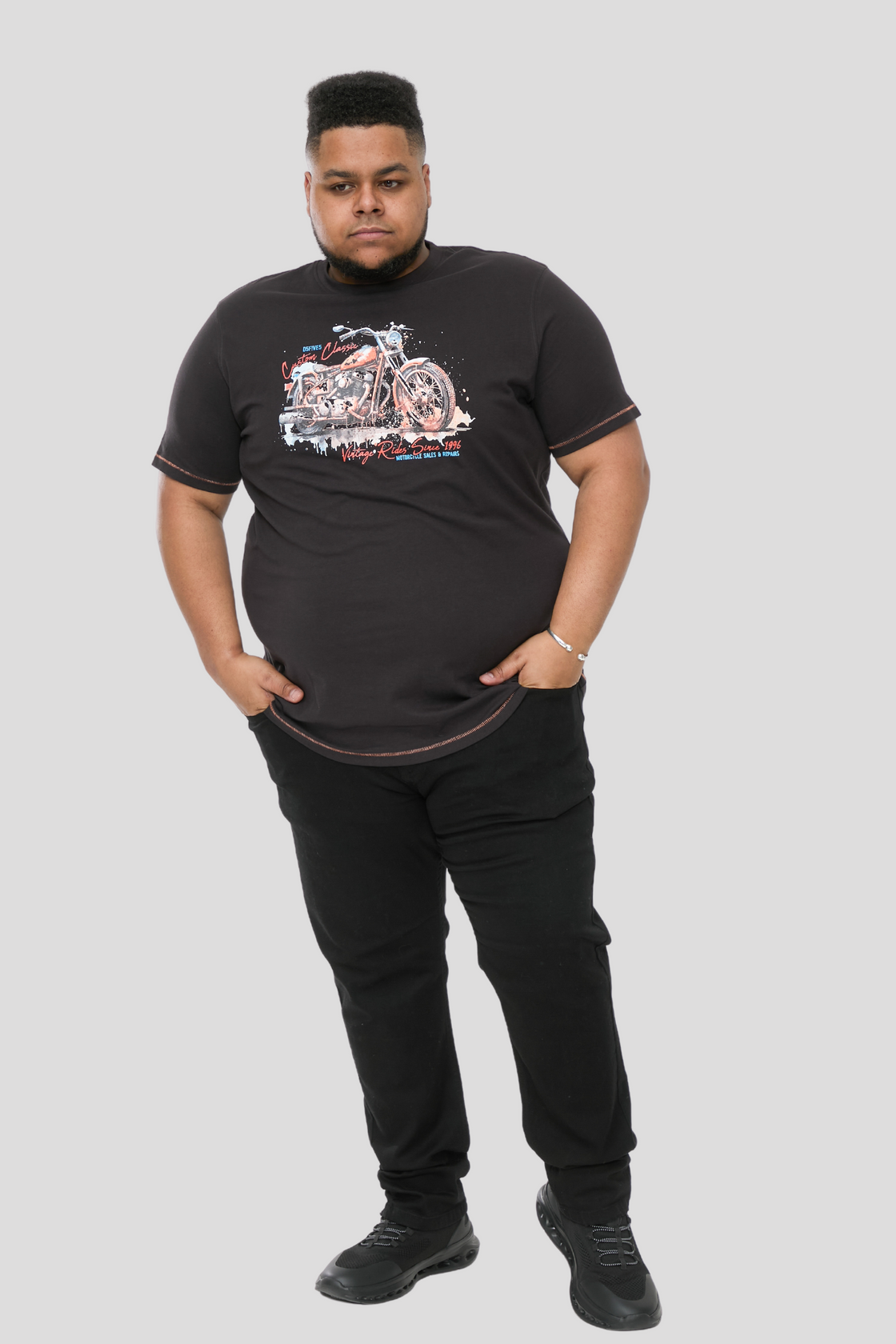 Duke Black Motorbike Tee