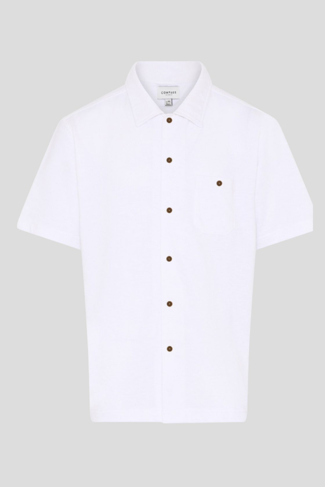 Compass White Shirt S/S