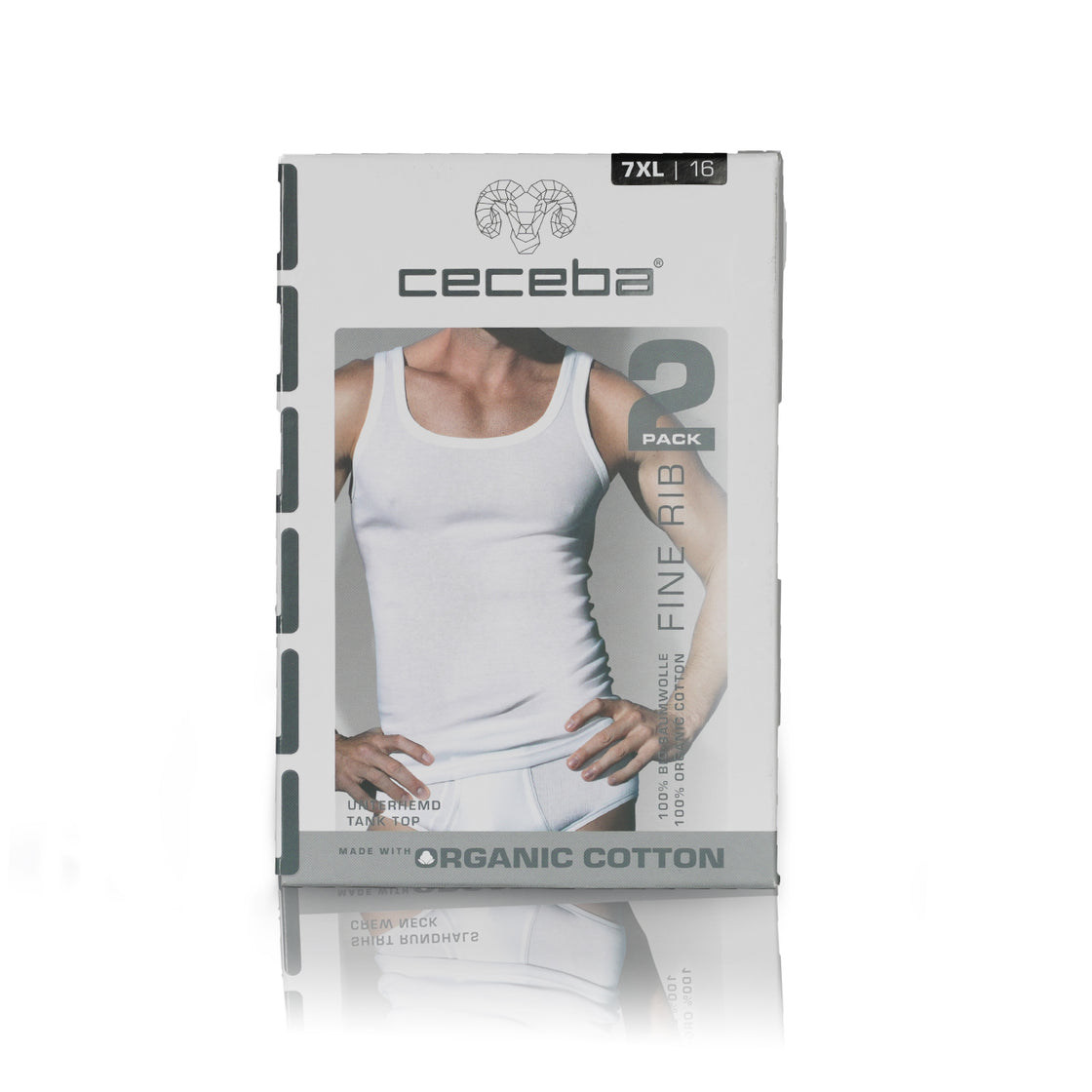 CECEBA Men's Tank Top - Pack of 2