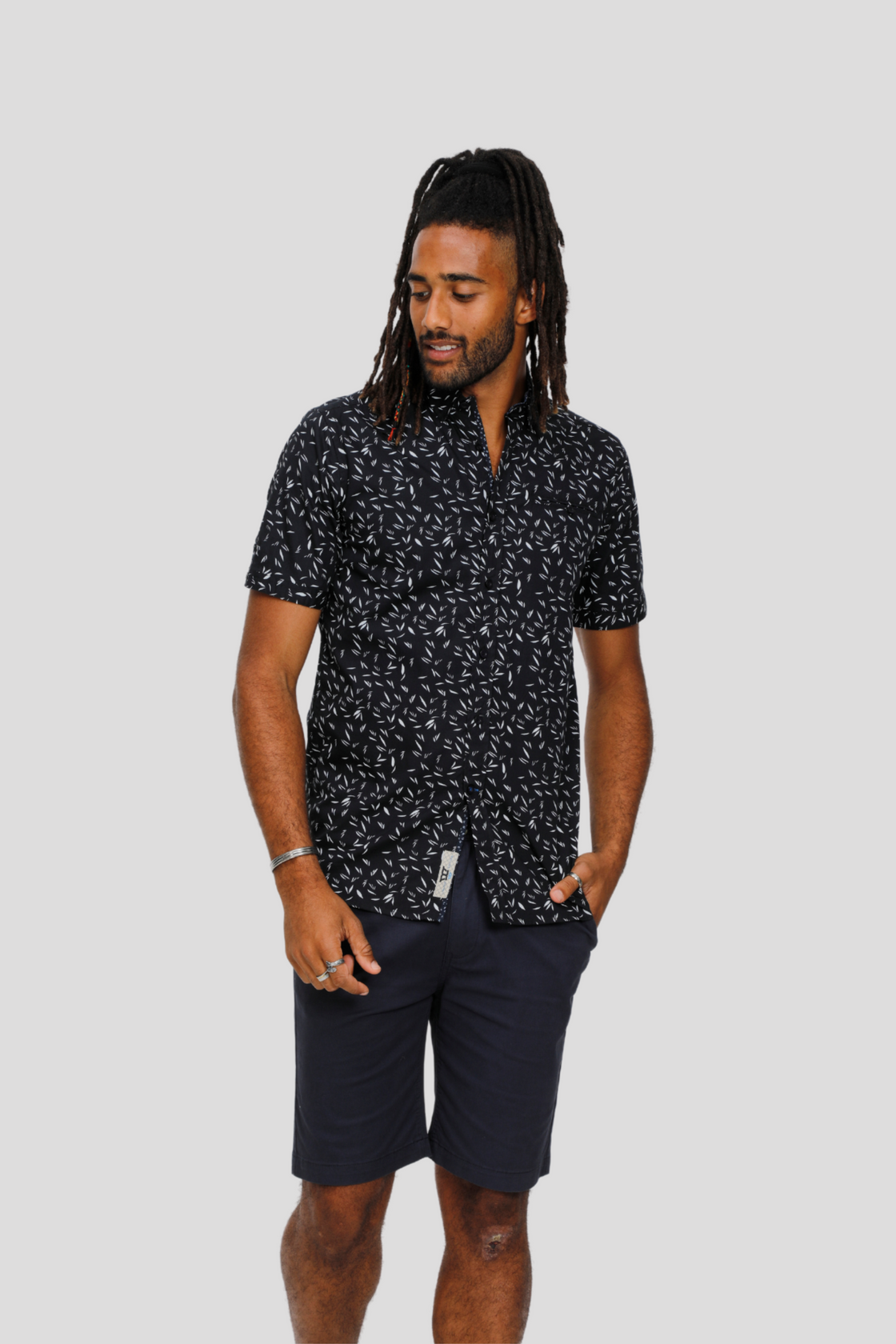 Duke Leaf Print Shirt