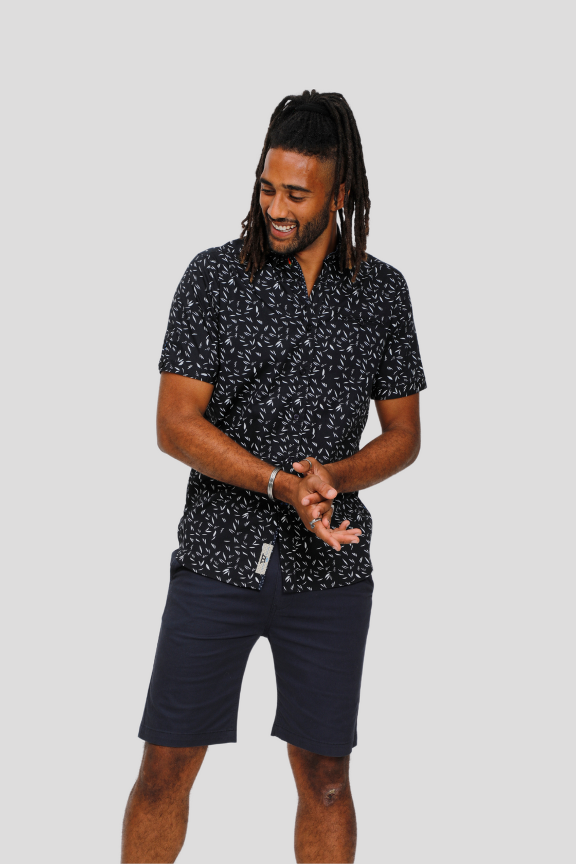 Duke Leaf Print Shirt