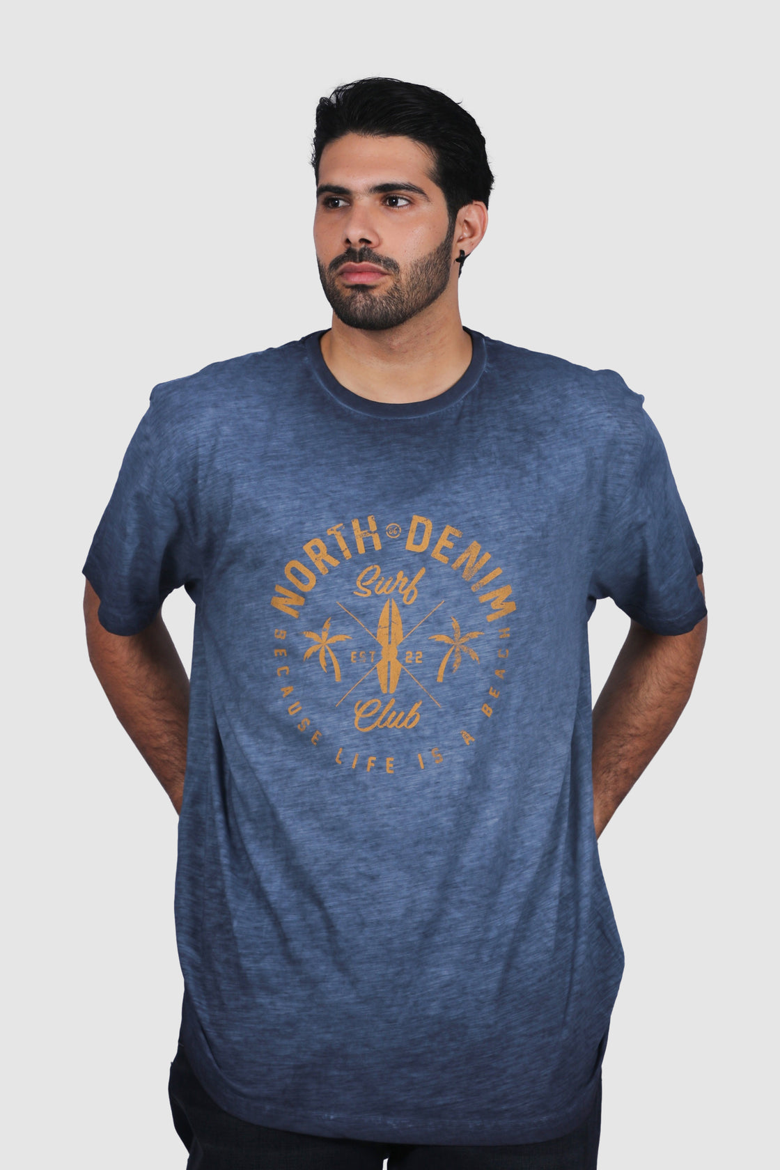 North 56°Denim Cool Dyed Tee