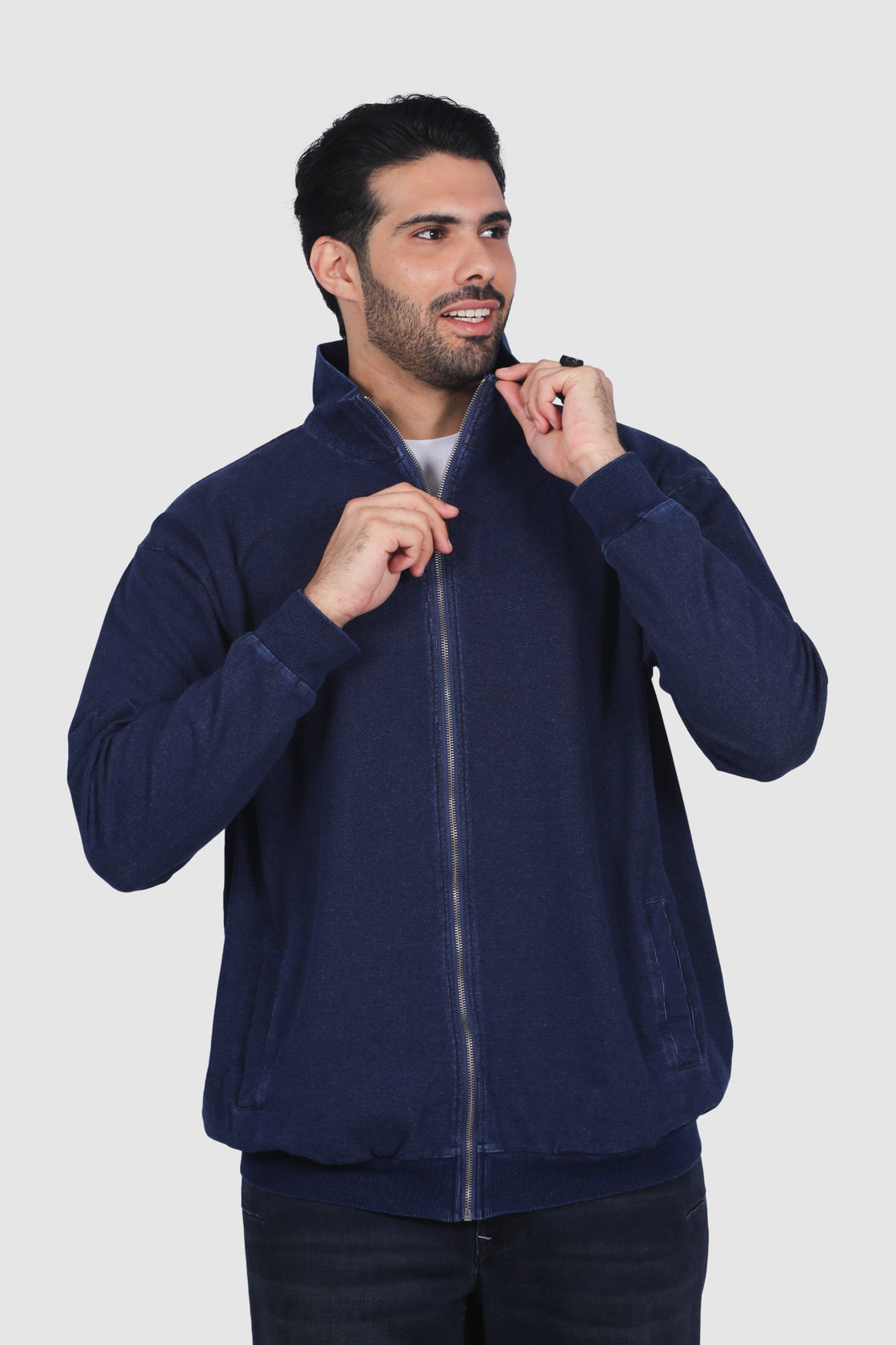 North 56°Denim Indigo Cardigan
