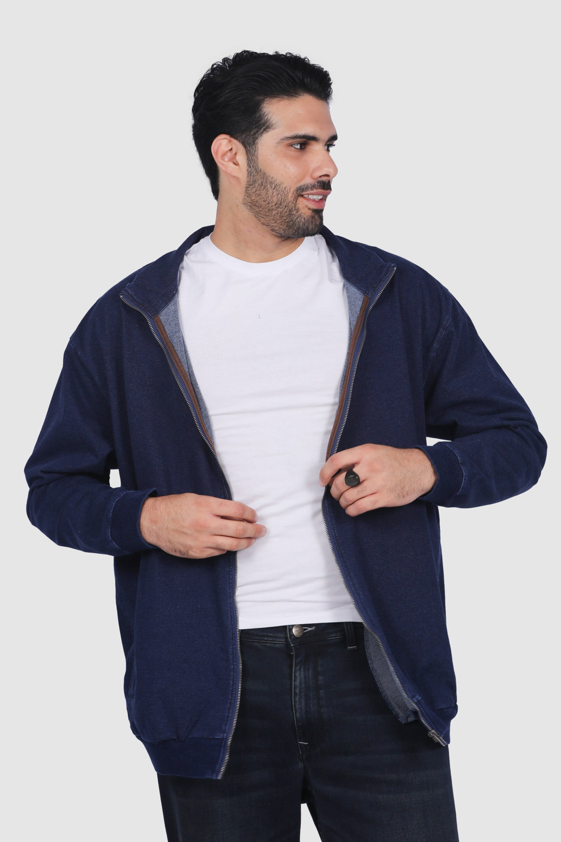 North 56°Denim Indigo Cardigan