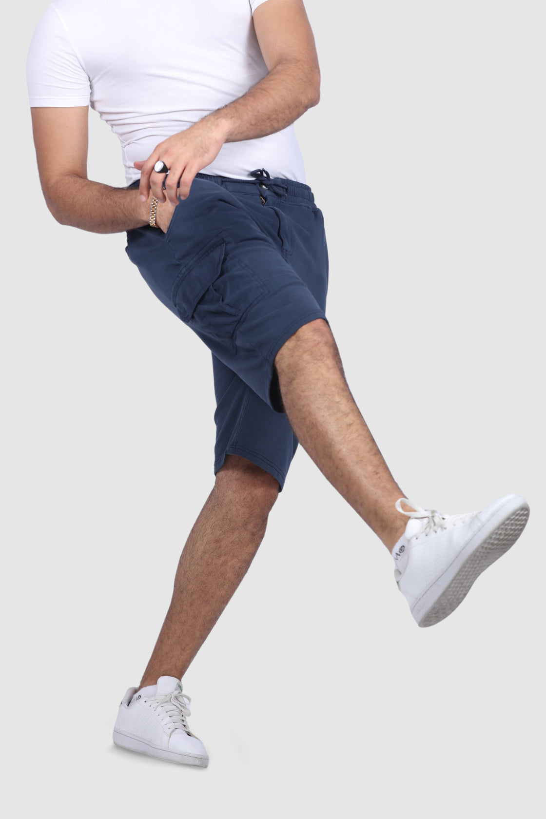 North 56°Denim Cargo Sweat Short