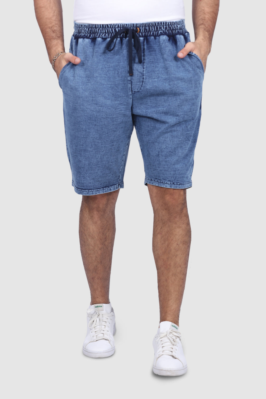 North 56°4 Indigo Dyed Sweat Shorts