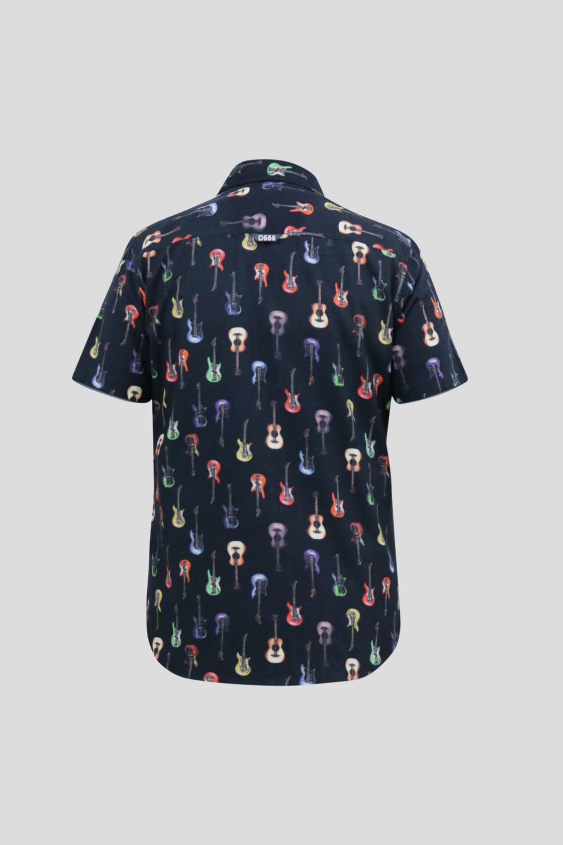 Duke Guitar Print Short Sleeve Shirt