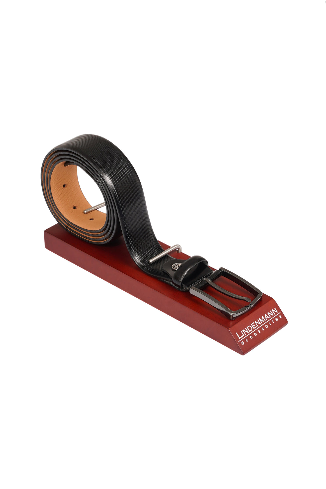 Lindenmann Embossed Full-Grain Belt 35MM