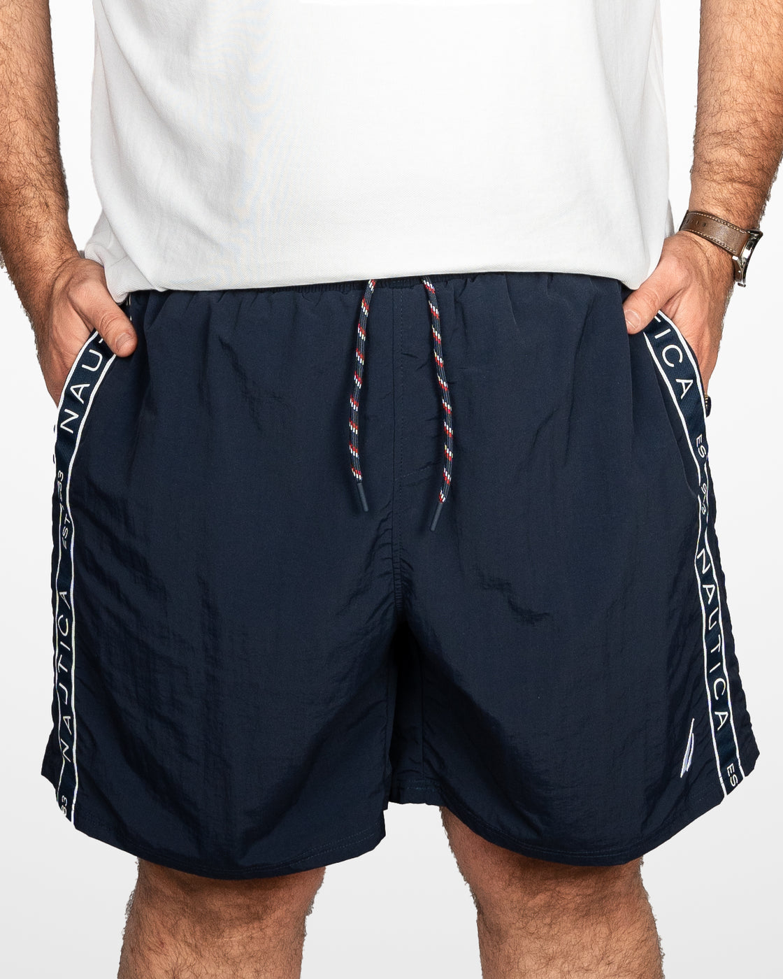 Nautica Signature Side Tape Swim Shorts