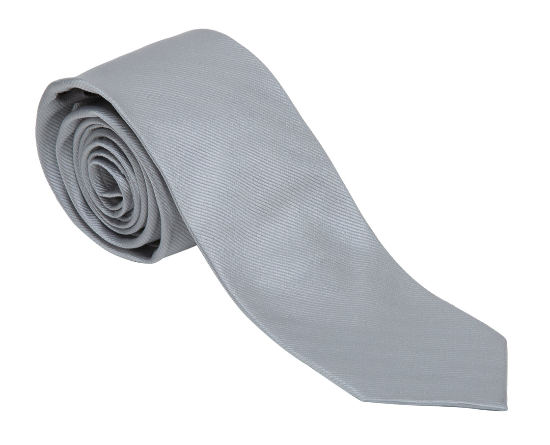 Diagonal Silk XMI Platinum Tie