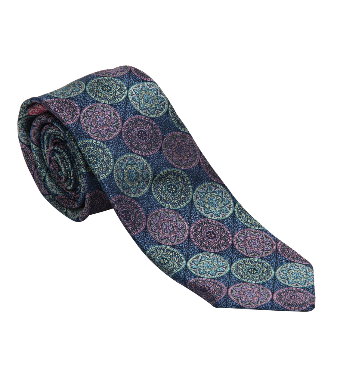XMI Platinum Floral Pattern Tie