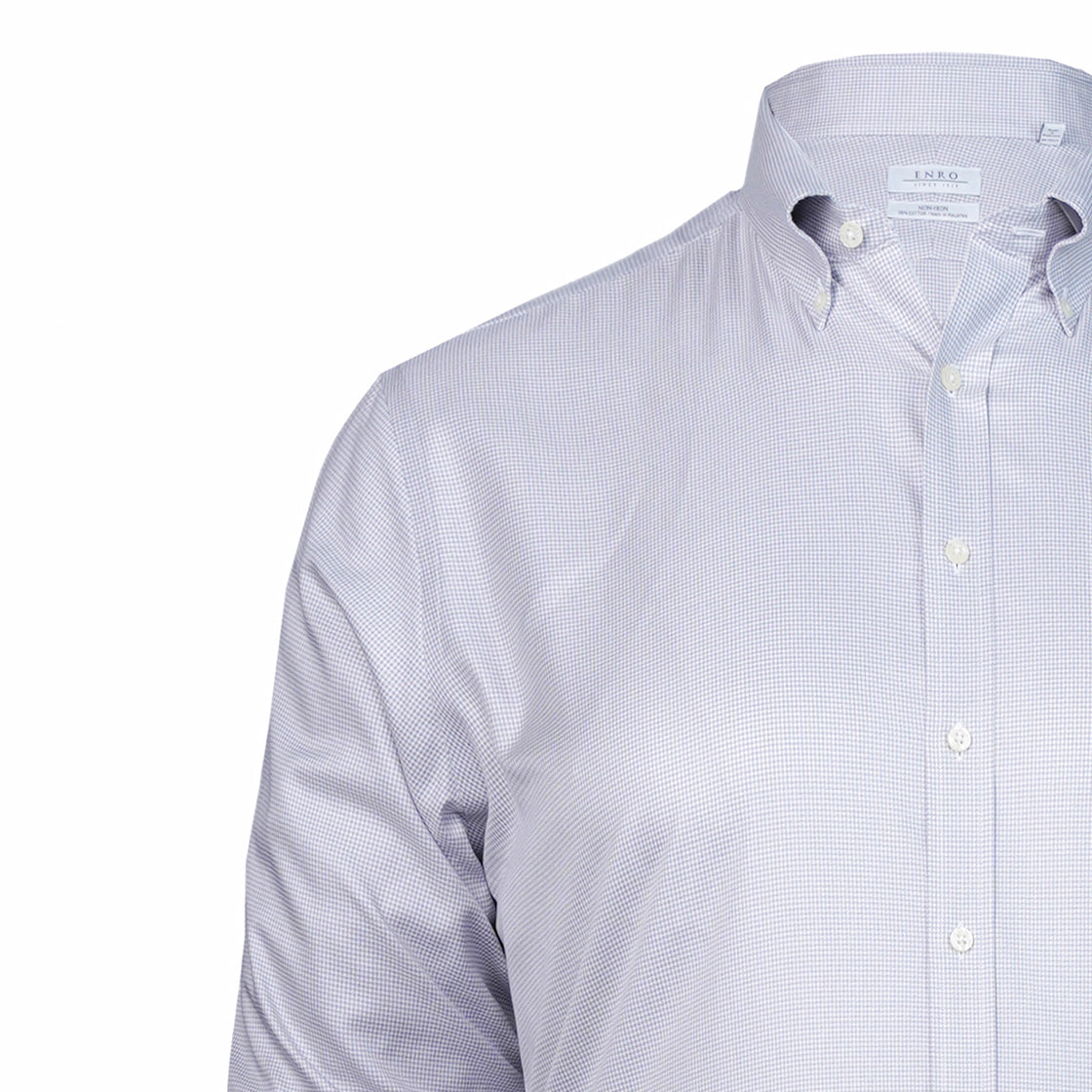 Enro Pin Check Shirt