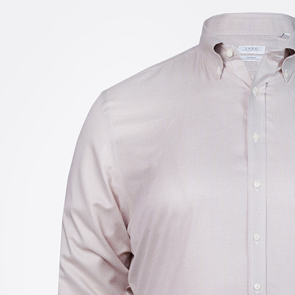 Enro Pin Check Shirt