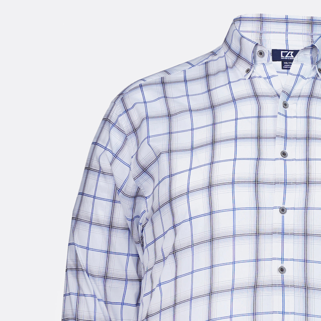 Cutter & Buck Windowpane Checkered Shirt