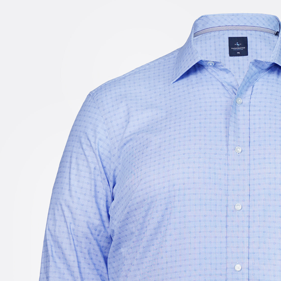Tailorbyrd Square Print Shirt