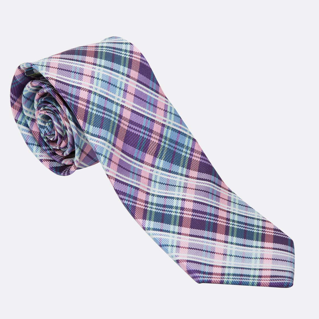 XMI Platinum Check Tie