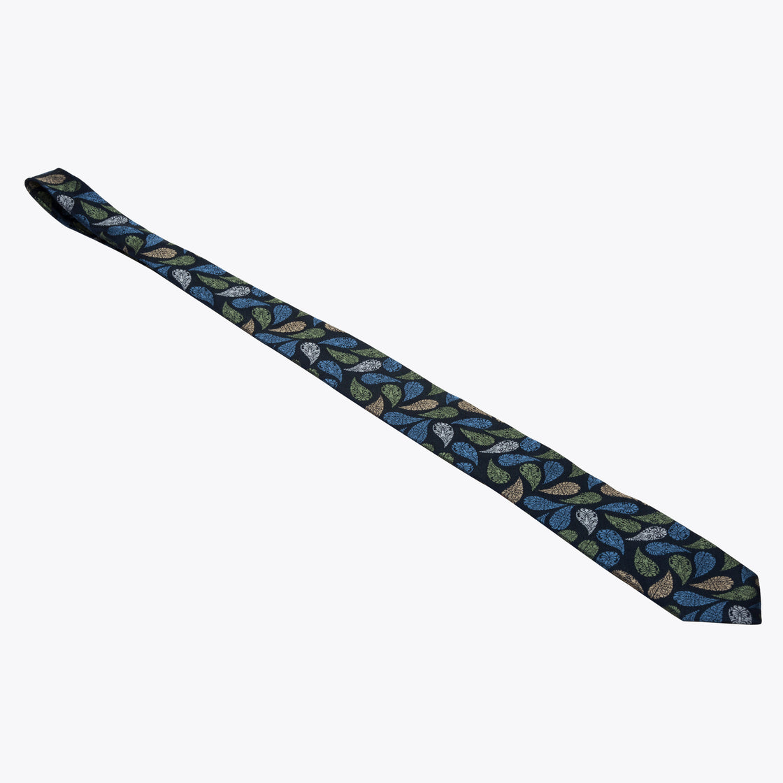 XMI Platinum Teardrop Pattern Tie