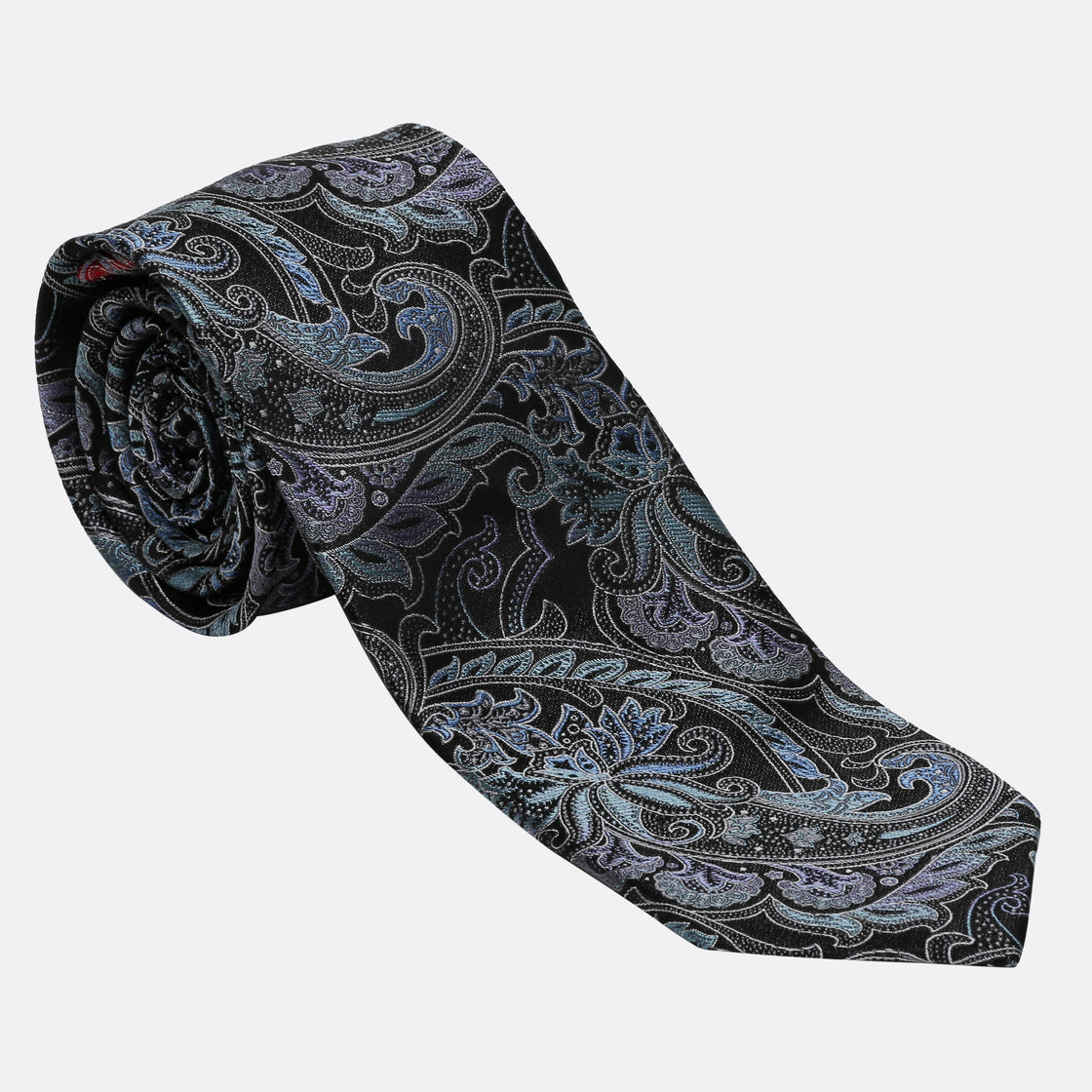 XMI Platinum Floral Pattern Tie