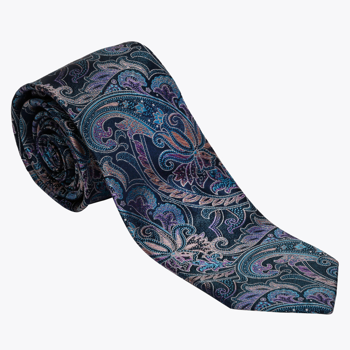 XMI Platinum Floral Pattern Tie