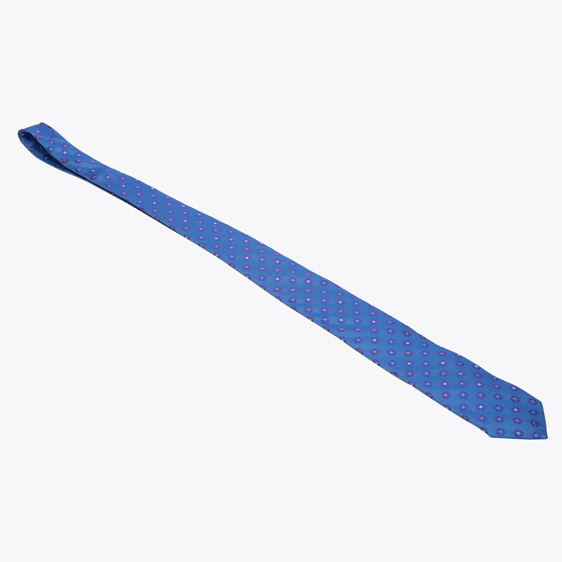 XMI Platinum Geometric Pattern Tie