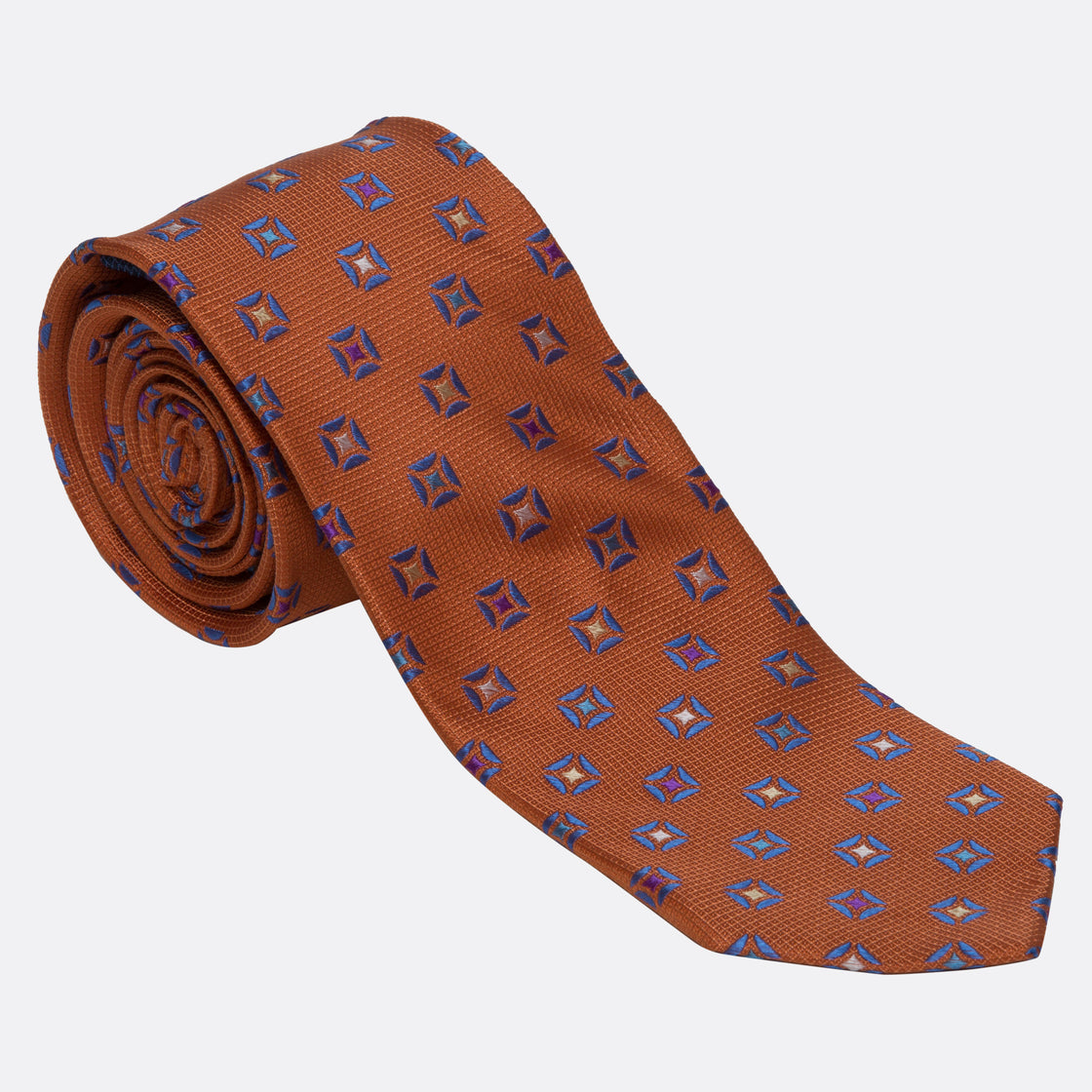 XMI Platinum Geometric Pattern Tie