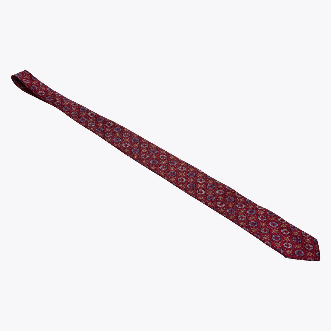 XMI Platinum Lattice Pattern Tie