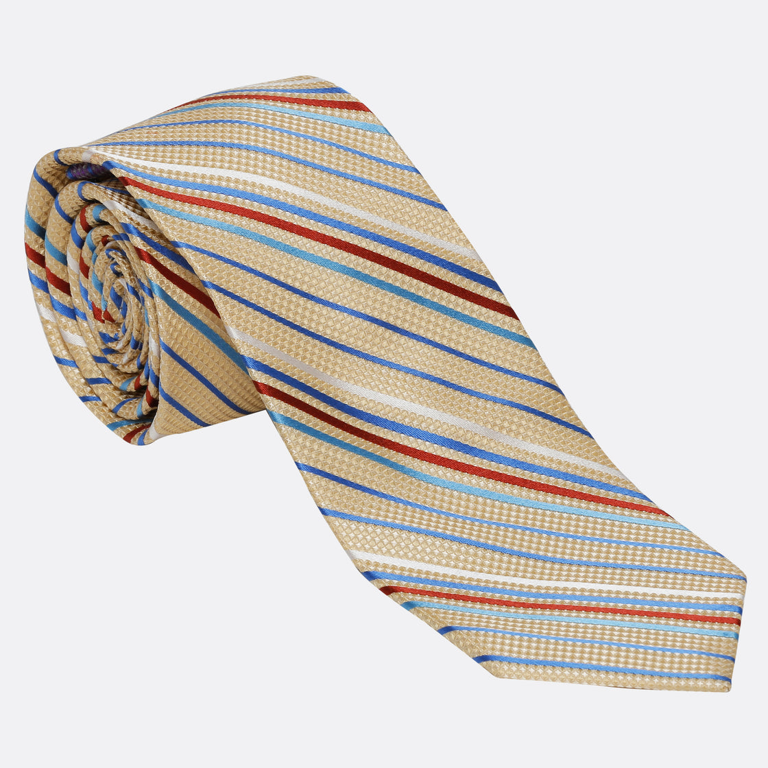 XMI Platinum Diagonal Pattern Tie