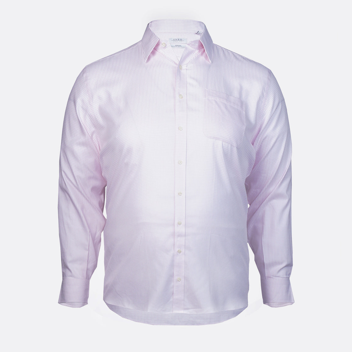 Gingham Pattern Enro Cotton Shirt