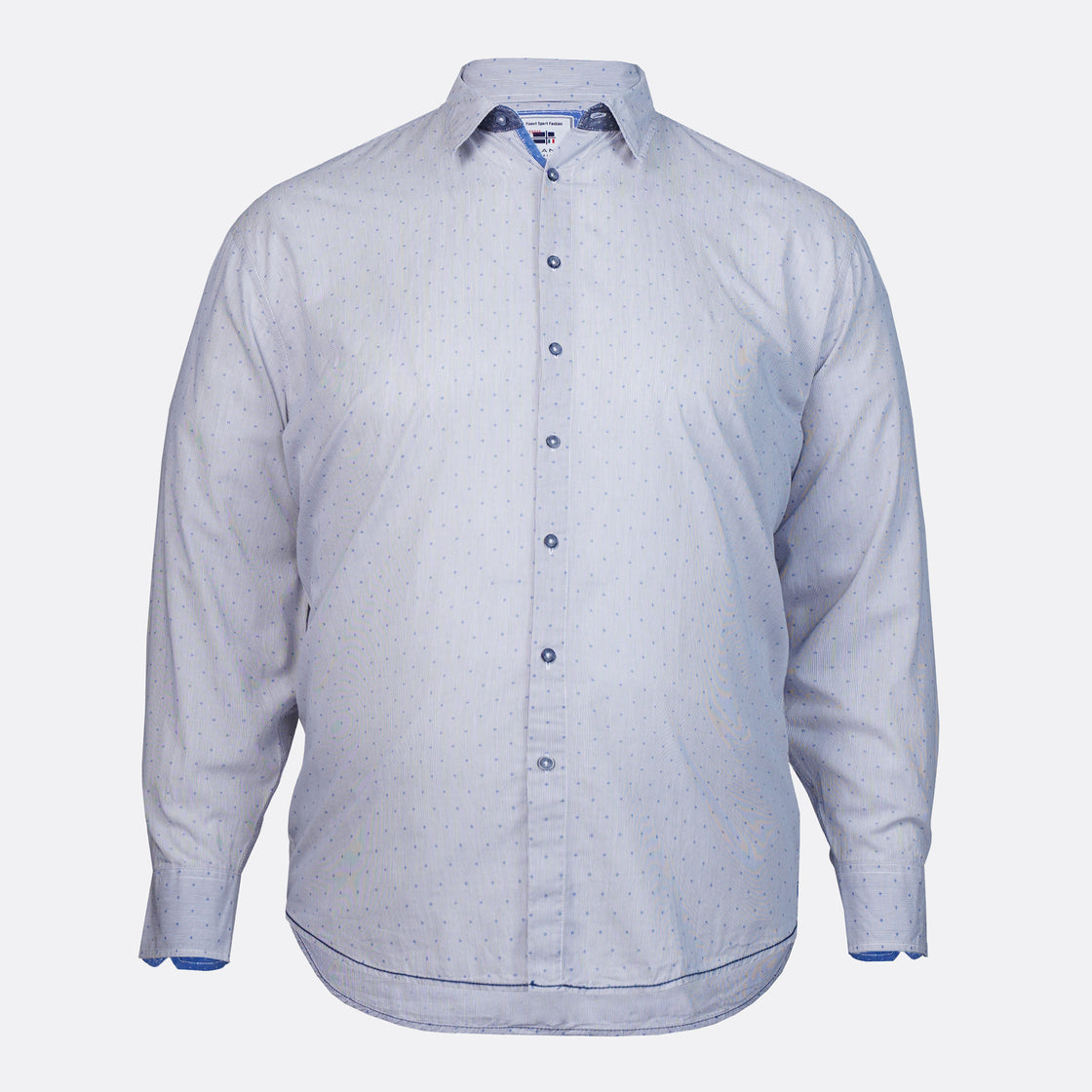 Pattern Contrast Milano Italy Shirt