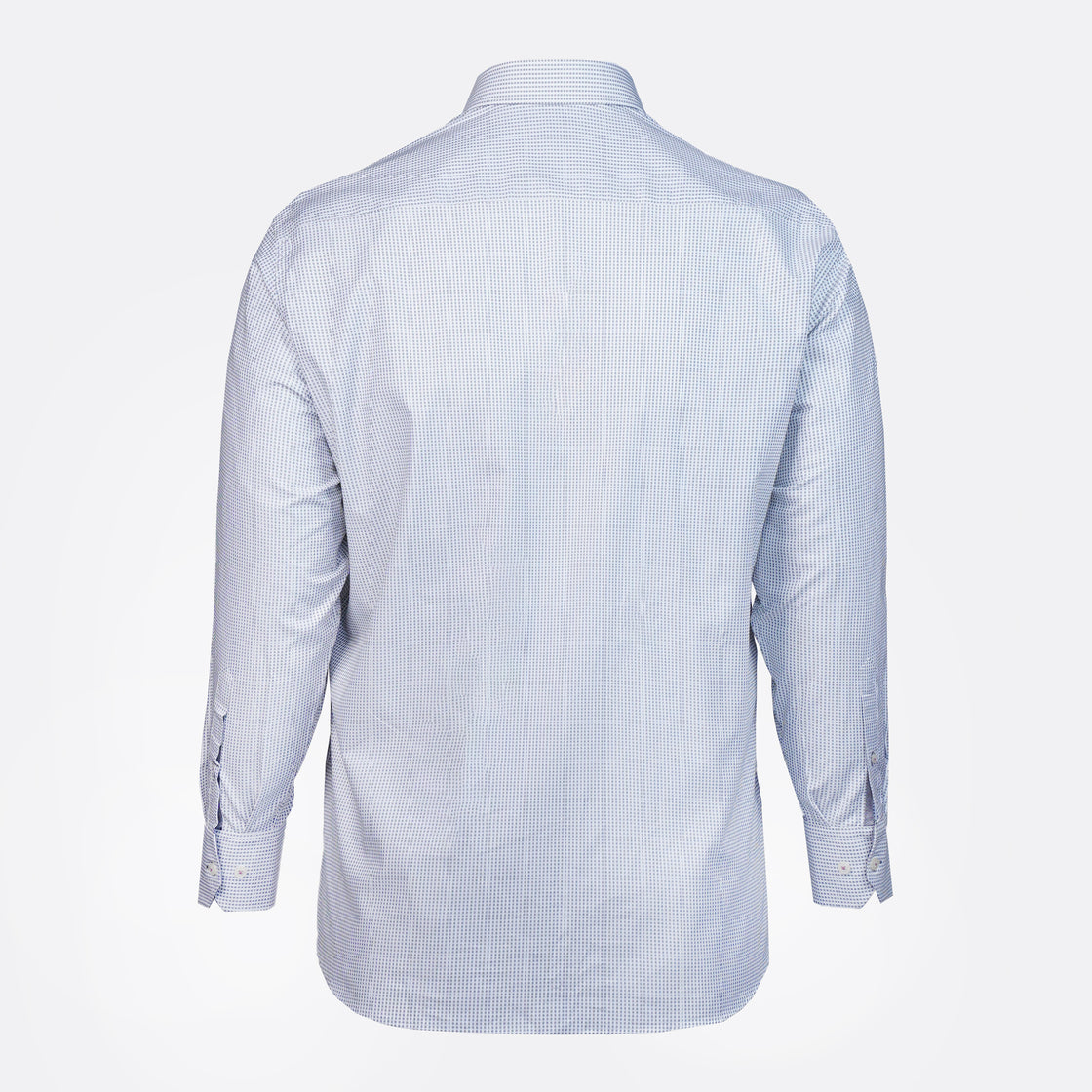 Dotted Pattern Contrast Milano Italy Shirt