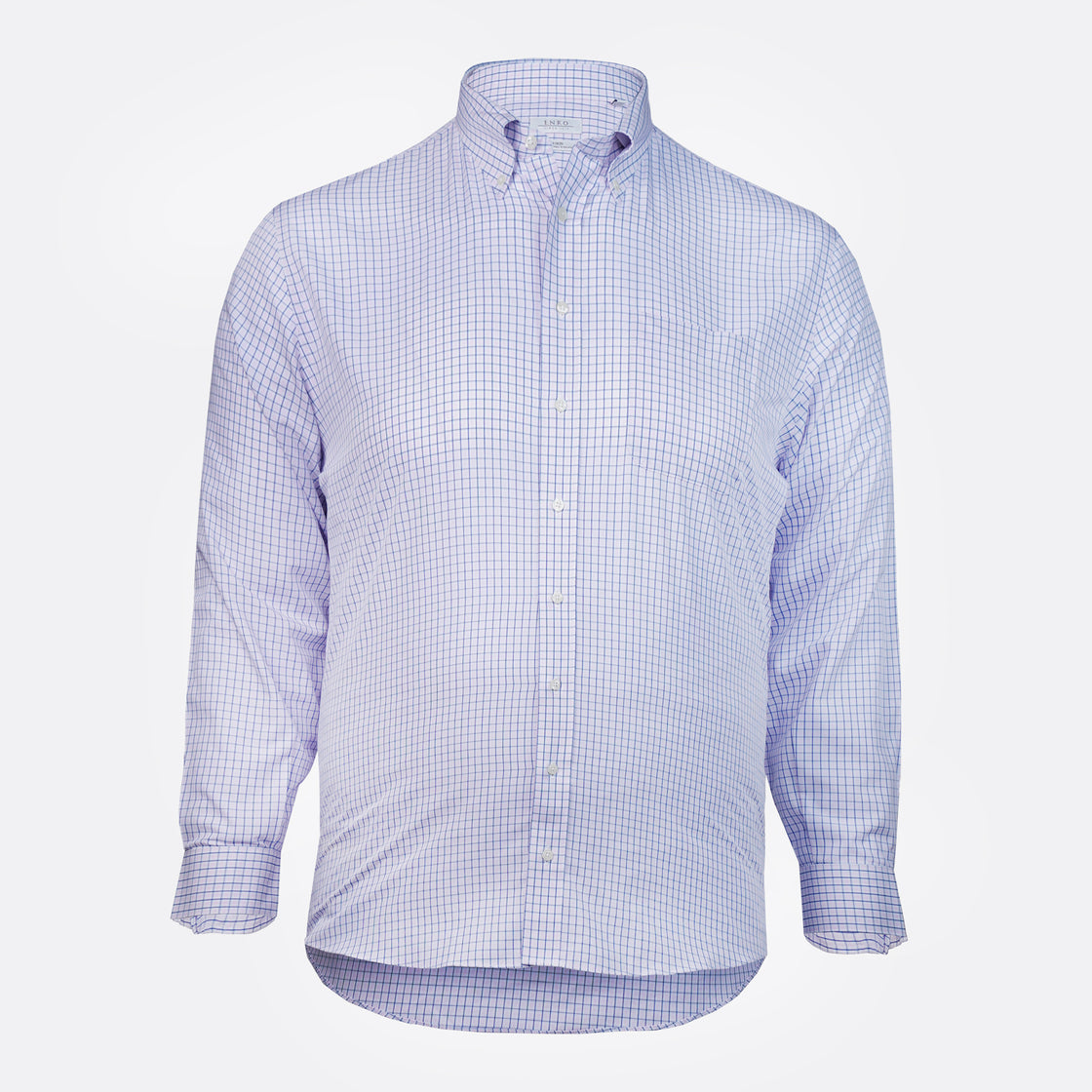 Graph Checkered Enro Cotton Shirt