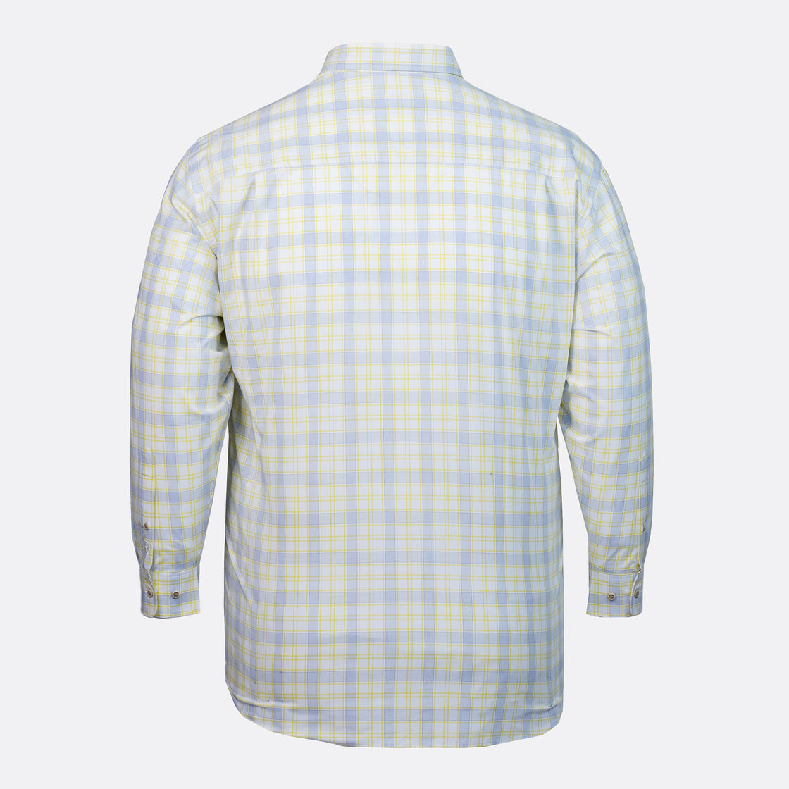 Cutter & Buck Yellow Tartan Plaid Shirt