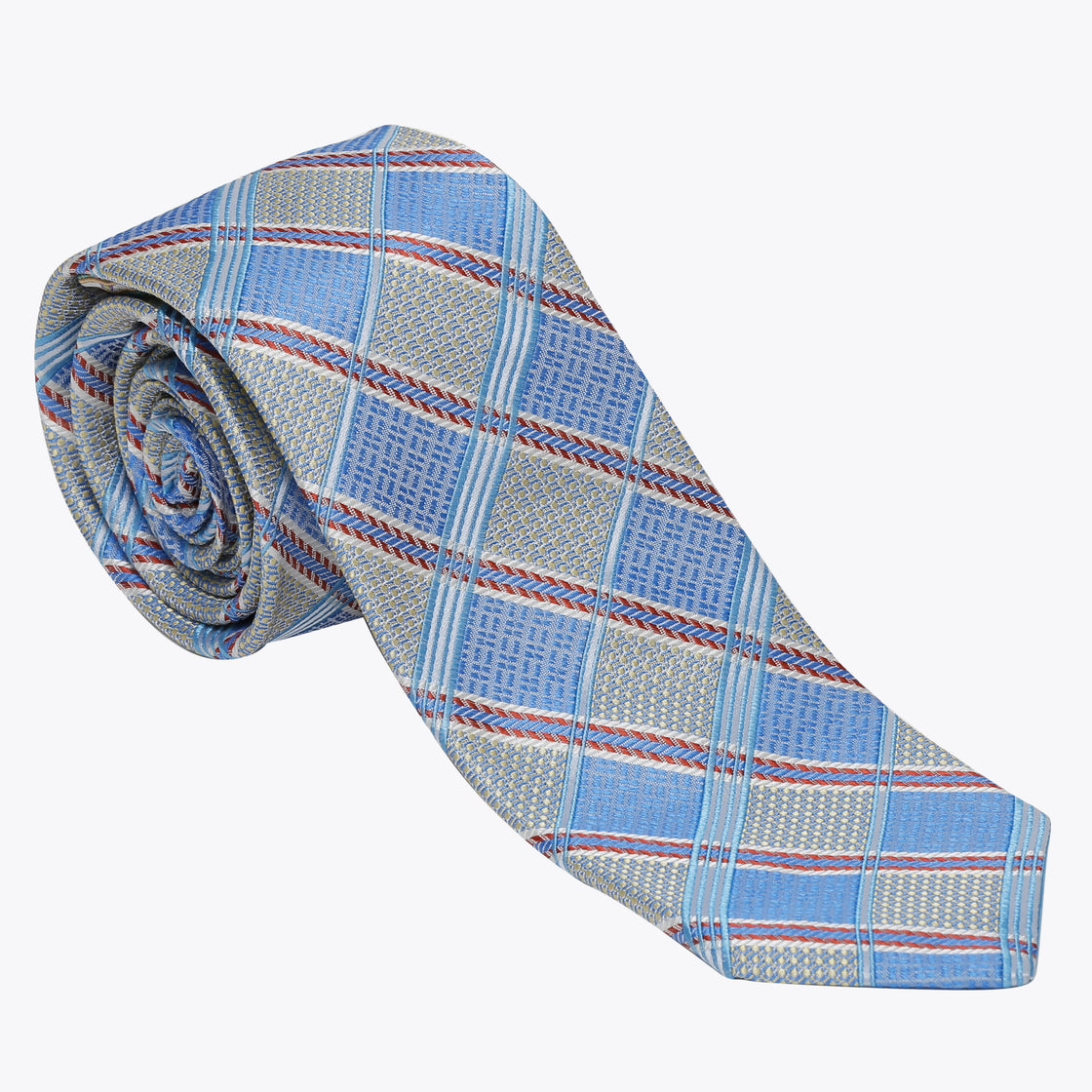 XMI Platinum Checkered Tie