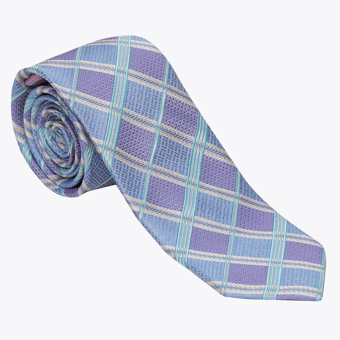 XMI Platinum Checkered Tie