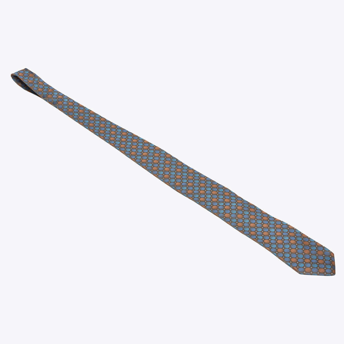 XMI Platinum Polka Dot Pattern Tie