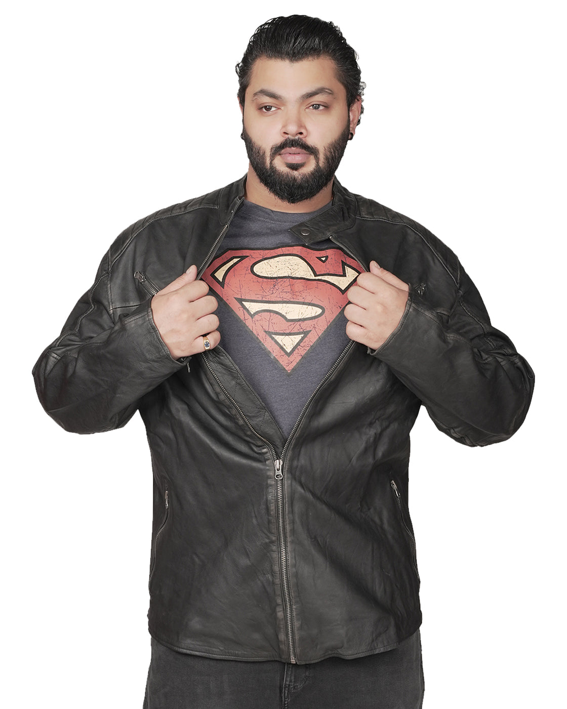 Superman Graphic Print T-Shirt by D555